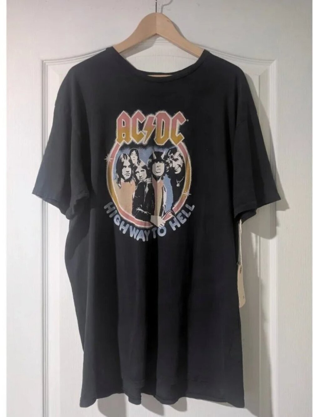 The Original Retro Brand | AC/DC Highway to Hell Black Label Tee - Picture 1 of 8